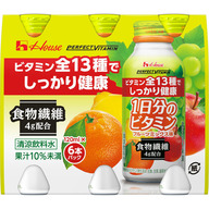 ハウスウェルネスフーズ ＰＥＲＦＥＣＴ ＶＩＴＡＭＩＮ １日分のビタミン 食物繊維 １２０ｍｌ×６