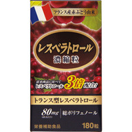 ウエルネスジャパン レスベラトロール 濃縮粒 １８０粒