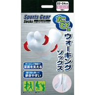 テルコーポレーション ウォーキングソックススポーツギア白 ２２～２４ＣＭ