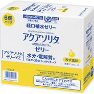 味の素 「アクアソリタ」 ゼリー YZ（ゆず風味） １３０ｇ×６
