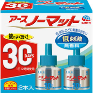 アース製薬 アースノーマット 取替えボトル３０日用 無香料 液体蚊取り 蚊の 侵入対策 殺虫剤 ２ｐ （医薬部外品）