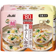 アサヒグループ食品株式会社 リセットボディ 体にやさしい鯛＆松茸雑炊 ５食