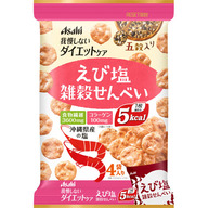 アサヒグループ食品株式会社 リセットボディ 雑穀せんべい えび塩味 ４袋