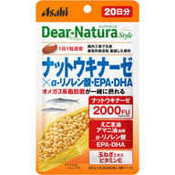 アサヒグループ食品株式会社 Dear－Natsra Style ナットウｘαリノレン酸 EPA・DHA ２０粒