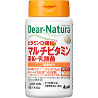 アサヒグループ食品株式会社 Ｄｅａｒ－Ｎａｔｕｒａ ビタミンＤ強化マルチビタミン・亜鉛・乳酸菌 ６０粒（３０日分）